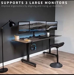 VIVO Triple 23 to 32 inch LED LCD Computer Monitor Desk Mount VESA Stand, Hea... - Picture 1 of 5