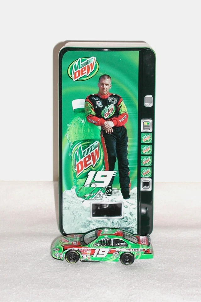 #19 Jeremy Mayfield, 2002 Dodge/Mountain Dew, In Vending Machine Tin, 1/64 - Image 1 of 1