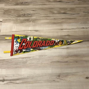 Bandiera pennant souvenir vintage COLORADO - Foto 1 di 2