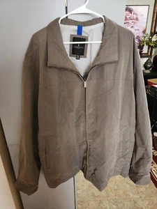 LONDON FOG Herren 4XL Windbreaker leichte Jacke Mesh gefüttert EUC durchgehender Reißverschluss - Bild 1 von 9