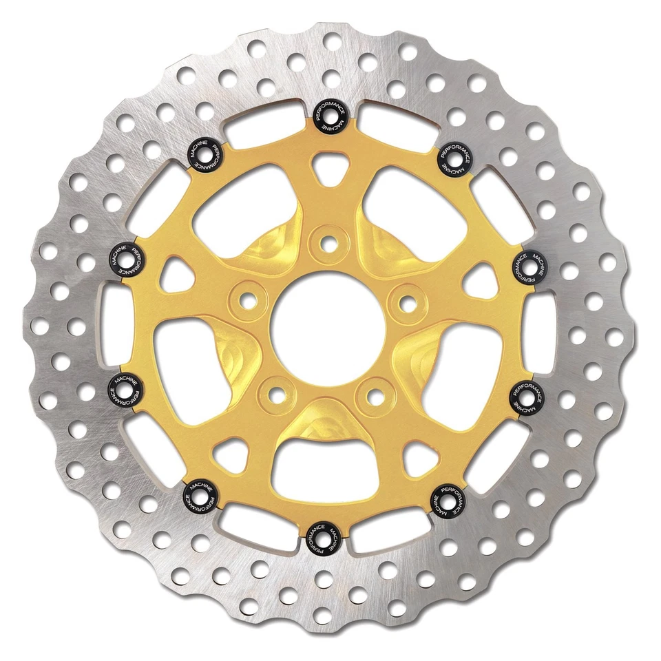 Performance Machine 0133-1807S-G Dominator Rear Gold Rotor Foto 1 de 1