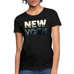 New York City Skyline Women's T-Shirt - Picture 1 of 11