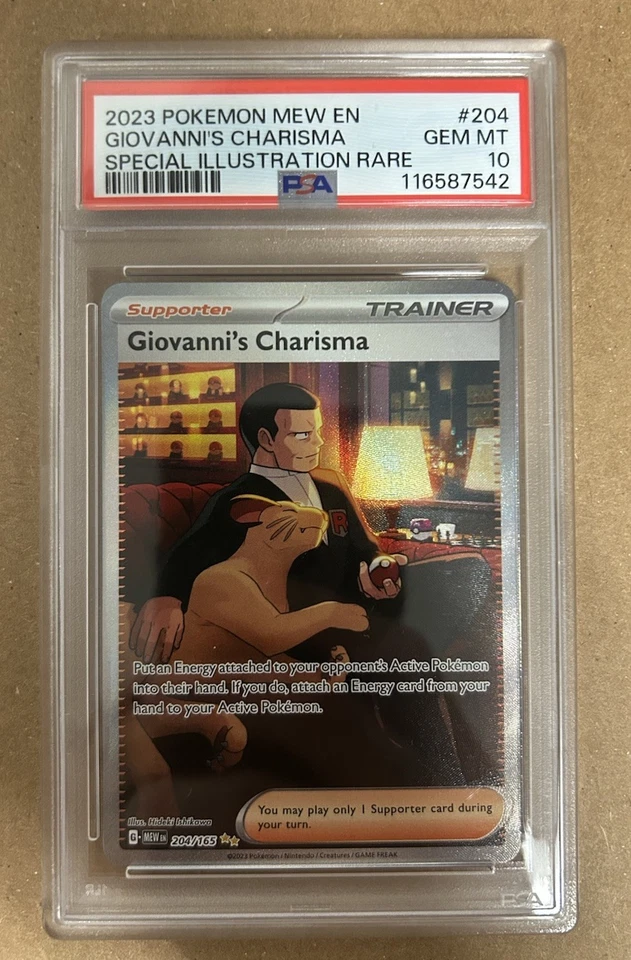 PSA 10 Giovanni’s Charisma 204 Special Illustration Rare 151 Free Shipping A - Image 1 of 3