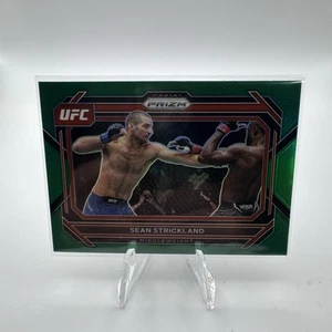 Sean Strickland 2023 Panini Prizm UFC Green Prizms MMA - Picture 1 of 2