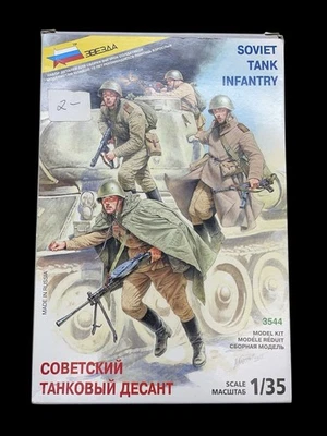 Infantería Tanque Soviética Zvezda 1/35 #3544. Foto 1 de 4