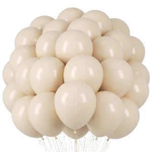Weiße Sandballons, 66er Pack 12 Zoll Sand Weiß Latex Party Ballons für Hochzeit... - Bild 1 von 8