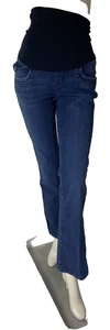 Pantalones de mezclilla OH BABY By Motherhood azul maternidad 5 bolsillos talla S - Imagen 1 de 9