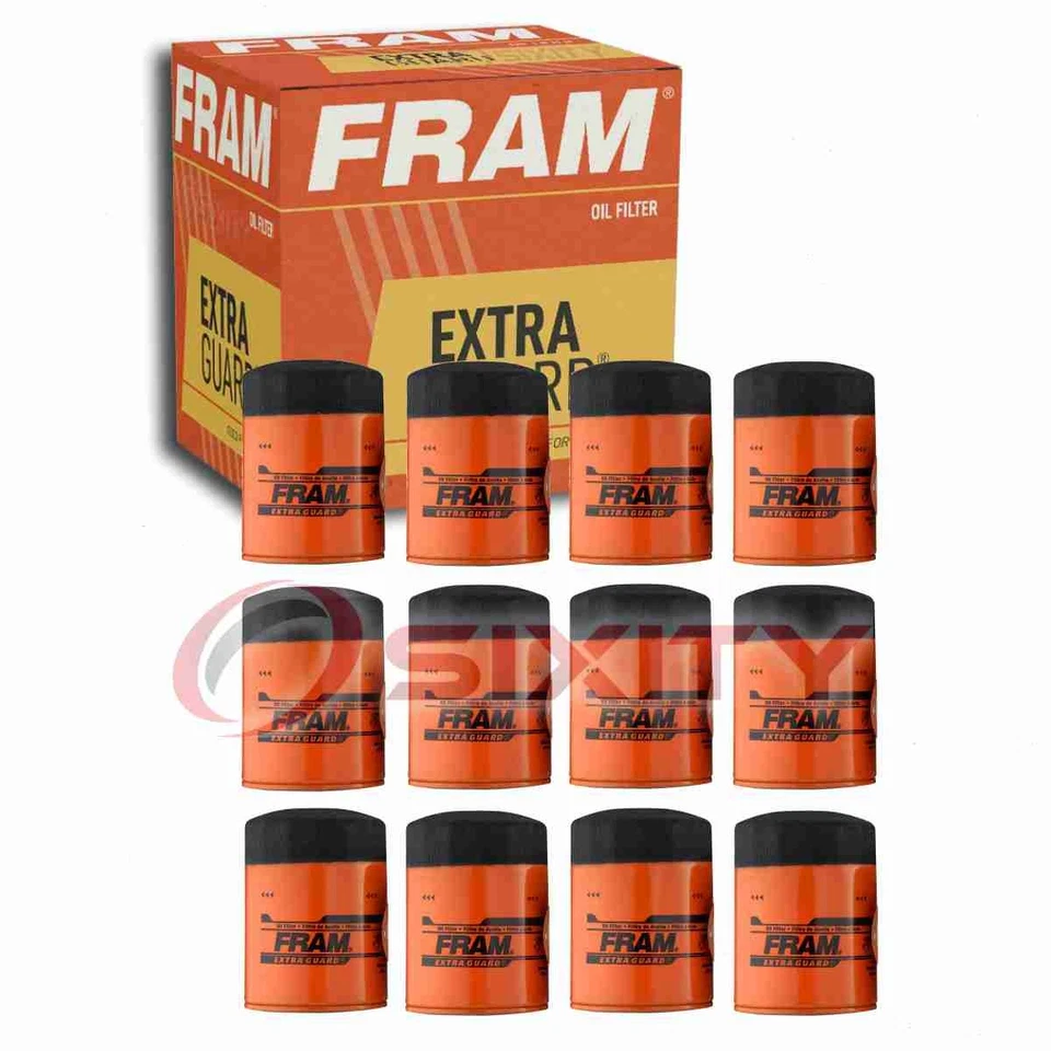 Filtros de aceite de motor FRAM Extra Guard PH8A de 12 piezas para TP1049 TL30001BP TL30001 rf Foto 1 de 4