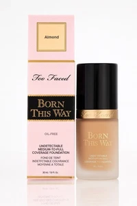Base Too Faced Born This Way Indetectable Cobertura Media a Completa - Almendra - Imagen 1 de 1