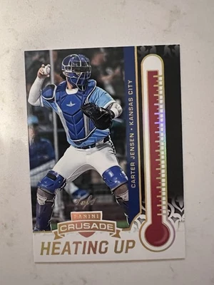 Carter Jensen 2025 Panini Crusade Heating Up 1/1 Foto 1 de 2