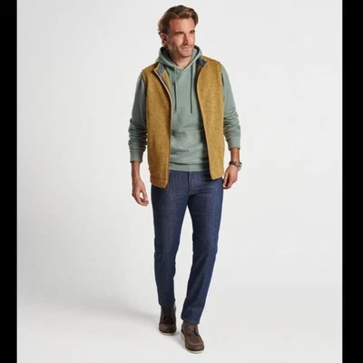 Peter Millar Crown Sweater Fleece Vest Golf Warm Layering XXL NWT - Image 1 of 4