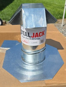 Total Wagenheber 6” x 15” verstellbare Neigung verzinkt Dachheber gebogene Kanten - Bild 1 von 8