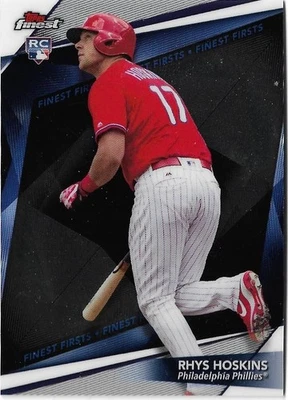 2018 Topps Finest Baseball Finest Firsts RC ROOKIE #FF-RH Rhys Hoskin   MLB MINT - Image 1 of 2
