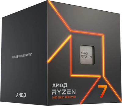 AMD Ryzen 7 7700, 8 Kerne, 16 Threads, 3.80-5.30GHZ, Sockel AM5 Cpu - Bild 1 von 2