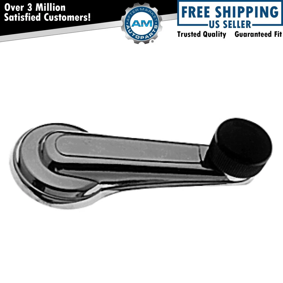 Manivela interna interna cromada para janela Pontiac Buick Chevy Olds - Imagem 1 de 1