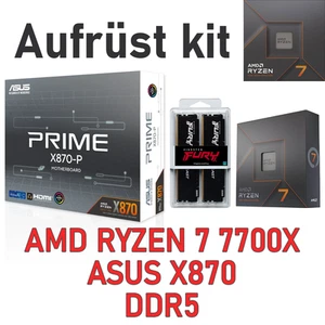 PC Bundle Aufrüstkit Gaming Set AMD Ryzen 7 7700X + ASUS Mainboard + DDR5 RAM - Bild 1 von 7