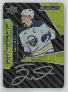 2020-21 UD Engrained Synthesis Carbon Fiber Autographs Jack Eichel Buffalo - Bild 1 von 2