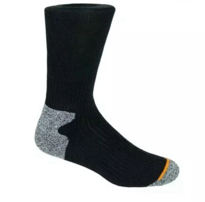 Paquete de 4 calcetines premium para hombre resistentes a la intemperie de mezcla de lana para todo uso, talla 6-12 Foto 1 de 3