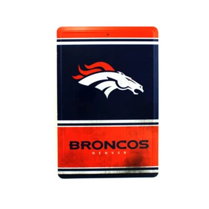 Denver Broncos NFL Team Logo Tin Sign - Picture 1 of 1