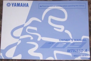 Yamaha MTN850-A 2017 BESITZERHANDBUCH. - Bild 1 von 1