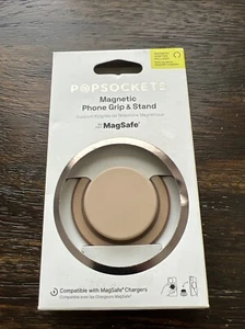 GENUINE POPSOCKETS Magnetic Phone Grip & Stand For MagSafe Latte OPEN NEW! - Picture 1 of 4