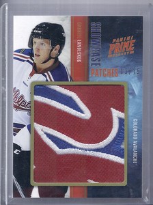 11-12 2011-12 PRIME GABRIEL LANDESKOG ROOKIE SHOWCASE PATCH /15 11  AVALANCHE