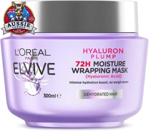 L'Oréal Paris Elvive Hyaluron Plump Moisture Hair Mask 300ml - Picture 1 of 8