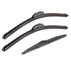Front&Rear Wiper Blades Set For:Sorento16-20,Sportage17-22,Hyundai SantaFe 19-23 - Picture 1 of 3