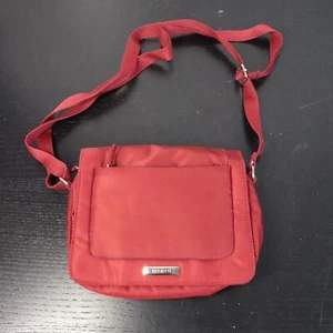 Borsa a tracolla piccola viaggio Rosetti nylon rosso regolabile carte di credito - Foto 1 di 8