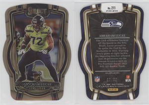 2022 Panini Select Club Level Copper Prizm Die-Cut /99 Abraham Lucas Rookie RC