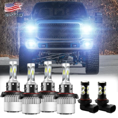 Faro LED haz alto/bajo + bombillas antiniebla para Ford F250 Super Duty 2012 2013-2017 Foto 1 de 4