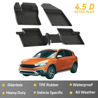 Alfombrillas para Dodge Neon Cross 2016-2024 revestimiento de piso para autos ajuste de disfraz Foto 1 de 4