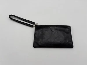 HOBO The Original Genuine Leather Purse Wristlet Wallet Black 3 Compartments - Picture 1 of 18