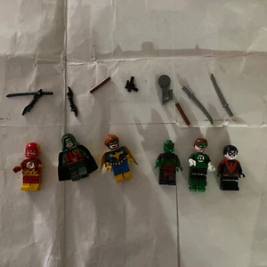 LEGO DC Heroes Mini-Figure Lot; Custom Painted Characters, Used. See Pictures. - Picture 1 of 15