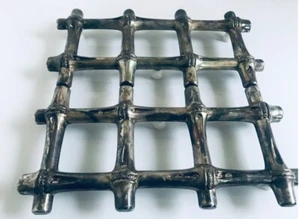 Expandable Silver Plate Trivet, Collectible - Picture 1 of 5