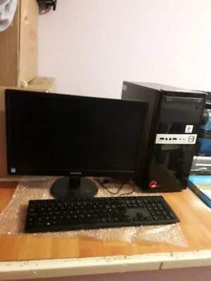 MILGATE REDCAT INTEL CORE I3-4170 @ 3.70GHZ 4GB RAM 500GB HDD WITH MONITOR & KEY - Image 1 of 4