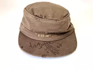 Sombrero militar promocional Resident Evil Extinction 2007 firmado por Milla Jovovich - Imagen 1 de 8
