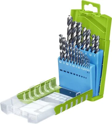 kwb Universeller 19-teiliger Akku-Top Metallbohrer-Satz HI-NOX, HSS  Bohrer-Set