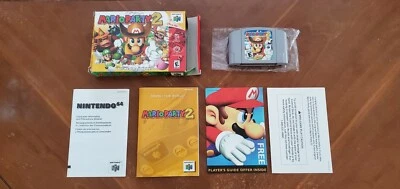Mario Party 2 II Nintendo 64 N64 Game Complete CIB Manual Box AUTHENTIC Lot !!!! - Image 1 of 4
