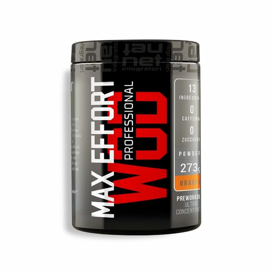 NET Integratori Max Effort Professional aminoacidi crossfit 273 grammi orange
