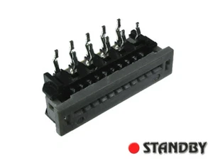 2pcs 1.25mm (.049") Pitch FFC/FPC Connector SLP10R-2 Right Angle, ZIF 10 Pos FCI - Bild 1 von 2