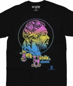 NEW Jimi Hendrix Experience T-Shirt M L XL 2XL Psychedelic Liquid Blue - Picture 1 of 4