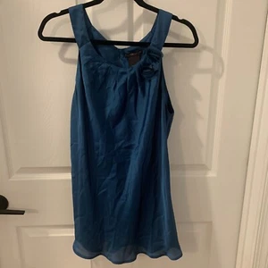 Womens Covington Sz XL Teal Sleeveless Scoop Neck Top - Picture 1 of 7