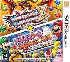 Puzzle & Dragons Z + Puzzle & Dragons -- Super Mario Bros. Edition (Nintendo 3DS, 2015)