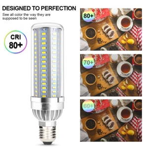 LED Corn Bulb E27 E26 25W 35W 50W SMD5730 Fan Cooling Energy Saving Light SS1703 - Picture 1 of 14