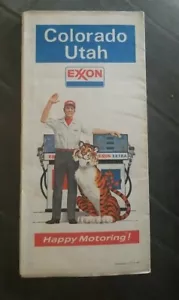 1972-73 Exxon Colorado - Utah Vintage Road Map - Bild 1 von 1