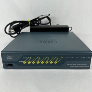 CISCO ASA5505-50-BUN-K9 SECURITY FIREWALL 50 USER asa9.24 asdm7.82 512Mb ASA5505 - Afbeelding 1 van 7