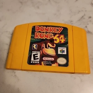 Donkey Kong 64 Nintendo 1999 N64 Authentic Cart Only - Picture 1 of 4