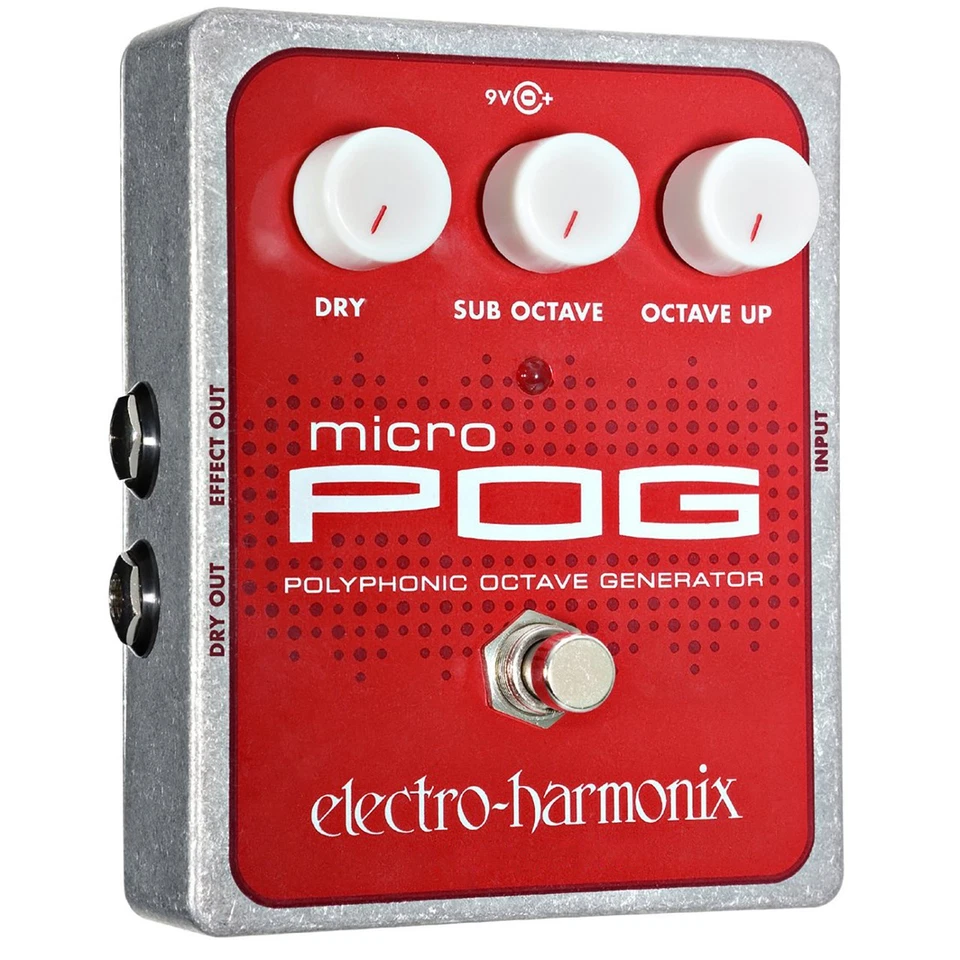 Electro-Harmonix EHX MICRO POG Polyphonic Octave Generator Effects Pedal - Image 1 of 1