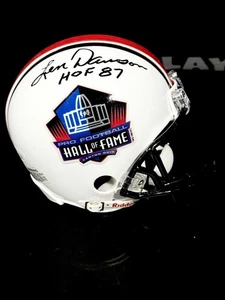 Len Dawson Signed Mini Helmet HOF Kansas City Chiefs QB JSA Certified - Picture 1 of 2